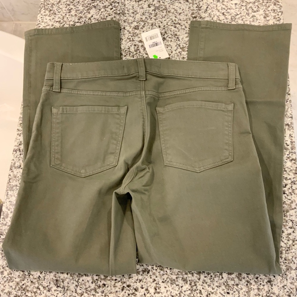 J BRAND Joan Green High Rise Cropped Pants 28 NWT - Picture 3 of 6